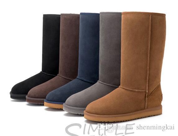 High Quality Classic WGG Brand Women popular Australia Genuine Leather Boots Fashion Women's Snow Boots US5--US13 