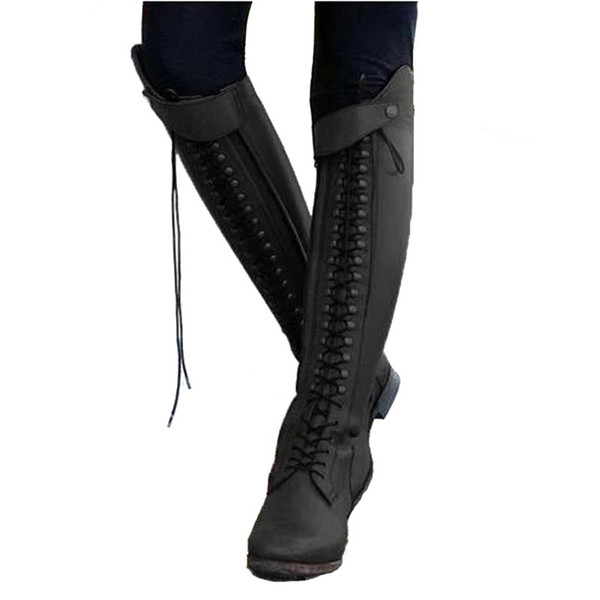 Knight Boots Knee Fashionable women's shoes for autumn new Boots for women winter Casual Style shoes. XZ-058