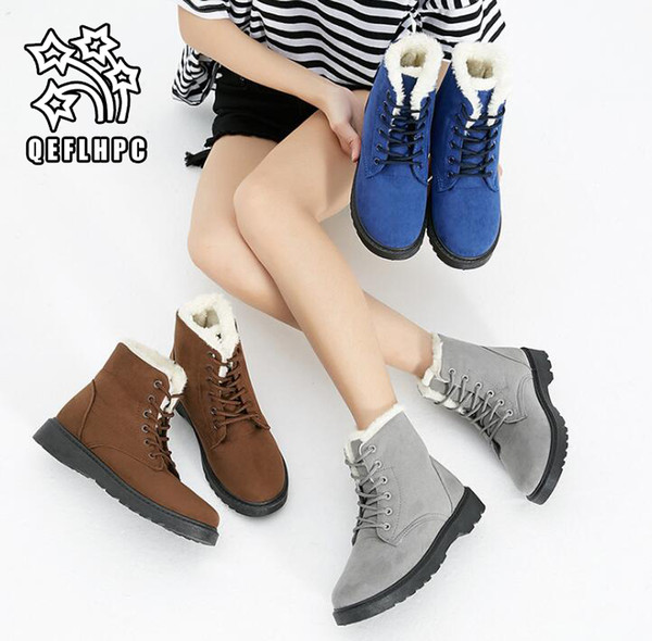 Fashion and leisure lady boots. Women's Shoes. Keep warm. Windbreak in winter. Short boots. Student. Girl. Ankle Boots. Work & Safety.