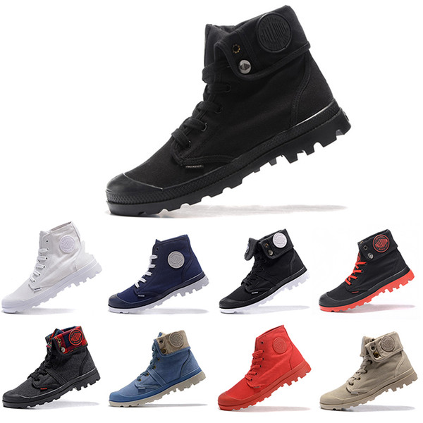 Discount Original Palladium Brand Boots Women Men Designer Sports Red White Black Camo Winter Sneakers Casual Trainers Luxury ACE Ankle Boot