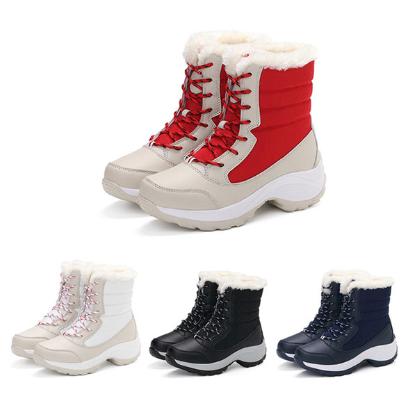 The explosion of new shoes and winter snow boots all-match cashmere high Korean women shoes on behalf of a waterproof strap