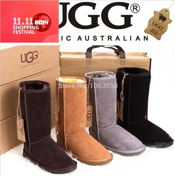 UGG HOT 2019 Classic Brand Women popular Australia Genuine Leather Boots Fashion Women's Snow Boots US5--US10