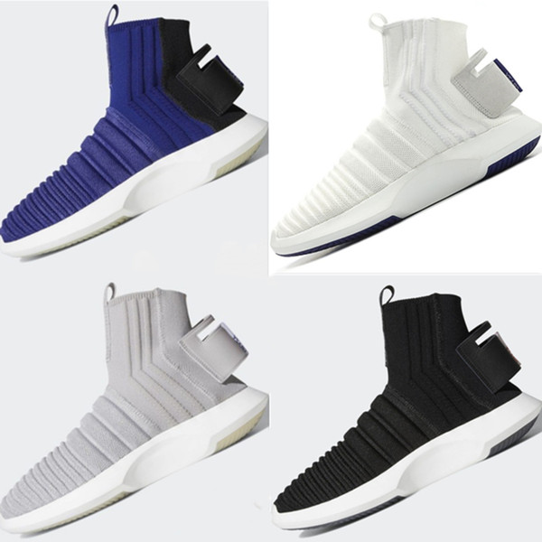 With Box 2019 Crazy 1 Consortium Kobe Knit Breathable High Top Sock Boots Crazy 1 Sock PK EVA Cushioning Fashion Boots