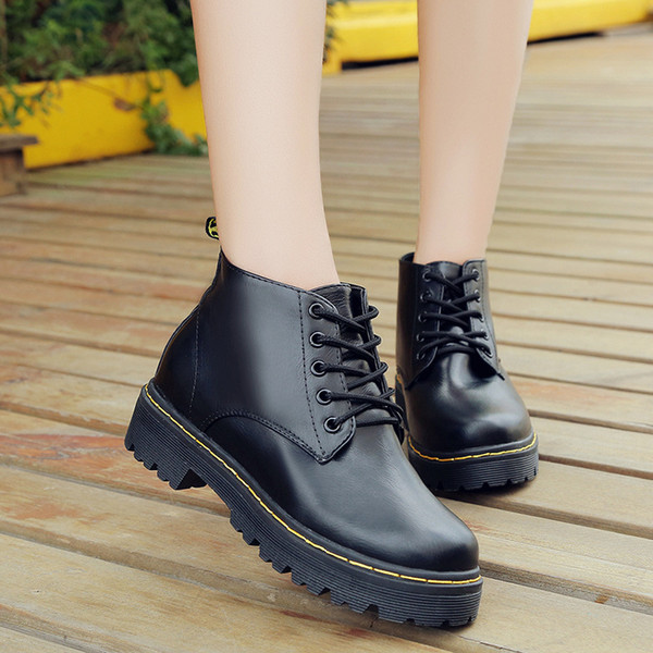 new winter 2018 Martin boots female British wind restoring ancient ways shoes boots students joker winter cotton shoes wholesale