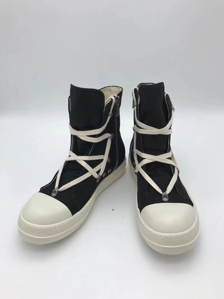 New list exclusive hardware fashion upper canvas shoes inner lining top layer leather upper and toe TPU milk bottom casual boots