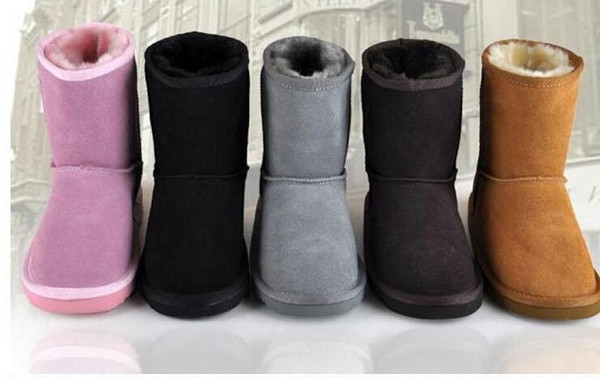 2016 free shipping Australia brand Snow boots boy/girl real cowhide boots, waterp roof warm children's boots Fashionable boots for Kids.