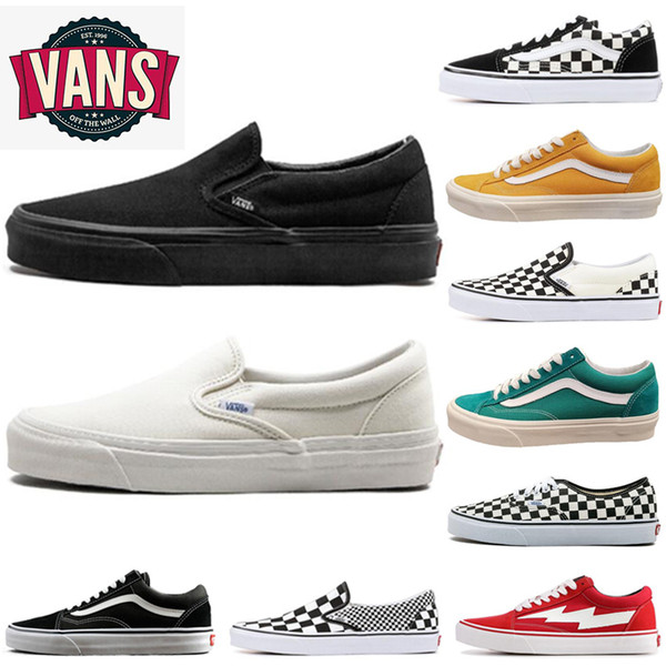 fear of god canvas shoes men women van baskets sneakers triple black white van old skool sk8 shark flat mens skateboard casual shoe