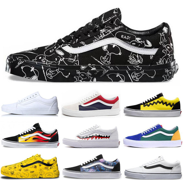 stock X Van Old Skool Mens Fear of God Women Canvas Shoes all Black White Red Blue Skate Sneakers Casual Shoes