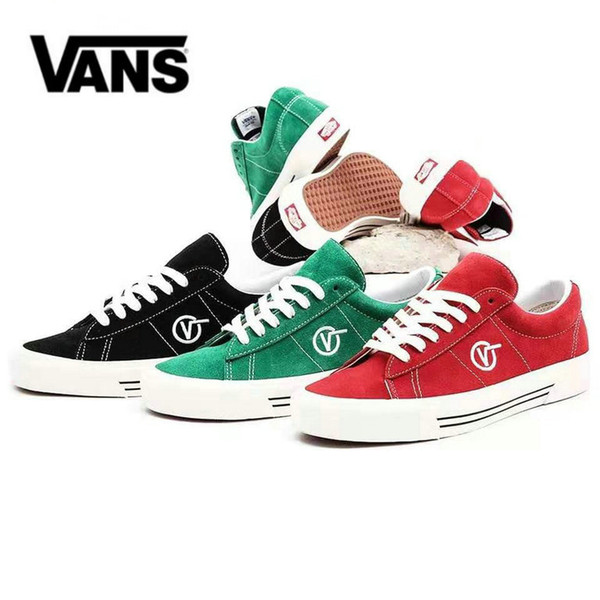 2020 Vans Old Skool SID DX Green Mens Designer Sports Skate Shoes slip on Men Women Canvas Casual Skateboard Trainers Vans Sneakers