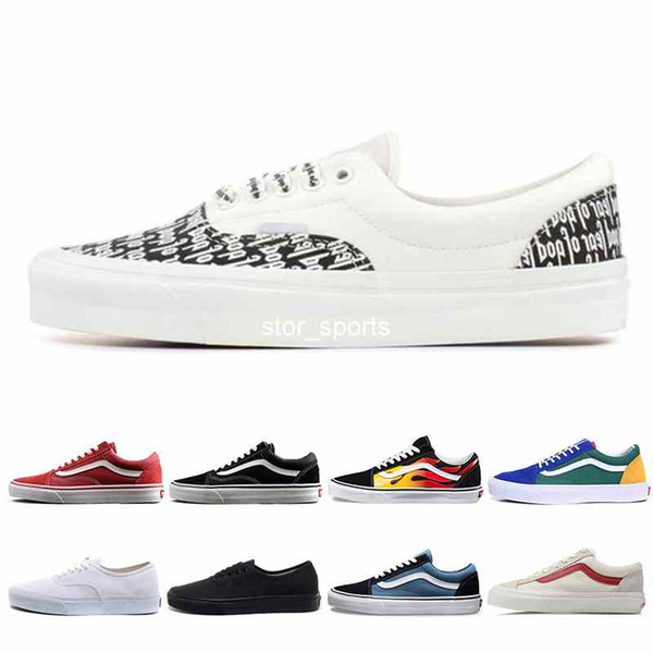 Fear Of God x Era 95 Vans old skool Mens Womens Casual Shoes Revenge X Storm Yacht Club Sports Designer Sneakers size 36-44