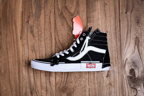 New Vault Sk8-Hi Cap LX Old Skool Black Brown Canvas Designer Shoes Fashion Women Mens Casual sneakers High Top 35-44