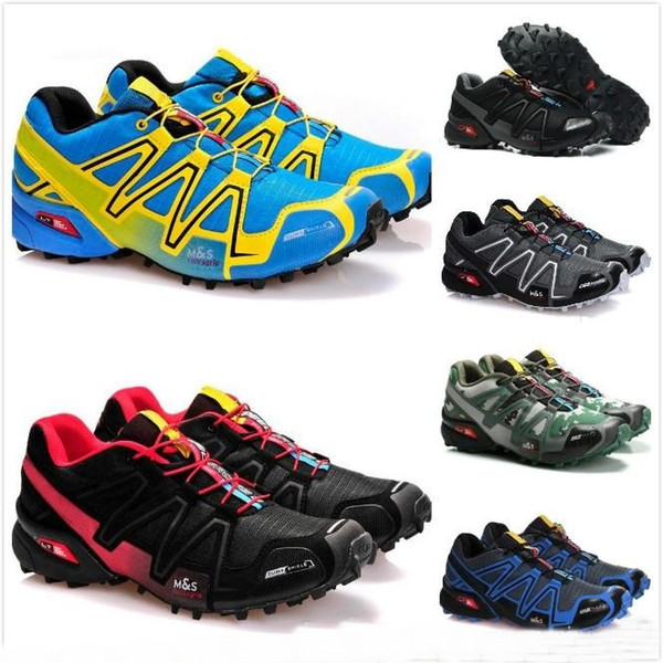 2018 New arrive Zapatillas Speedcross 3 Running Shoes Walking Outdoor Speed cross Sport Sneakers iii Athletic Hiking Size 46