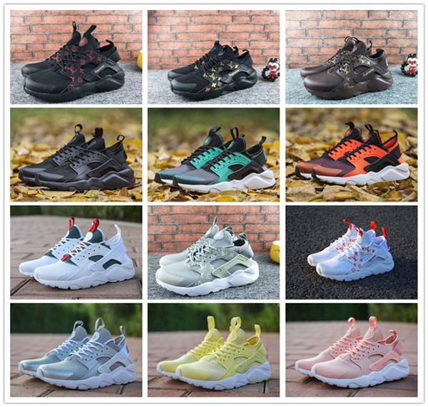 2018 Air Huarache 4 Men Women designer shoes All White Huraches Zapatos Ultra Breathe Huaraches Mens Trainers Hurache shoes