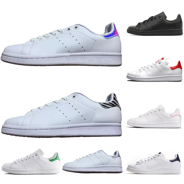 designer stan men women Leather sneaker shoes Triple White Black Blue Smith Casual shoes mens Trainers women athletic outdoor shoes 5-11