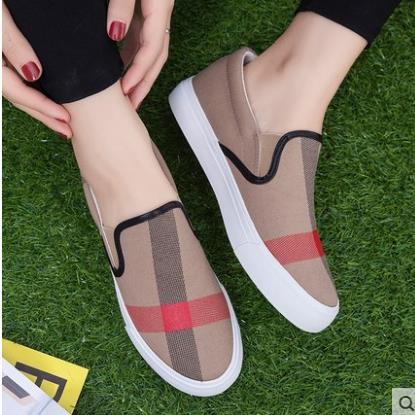 Women casual shoes summer autumn fashion brand breathable canvas shoes lazy slip-on women shoes women flat espadrilles