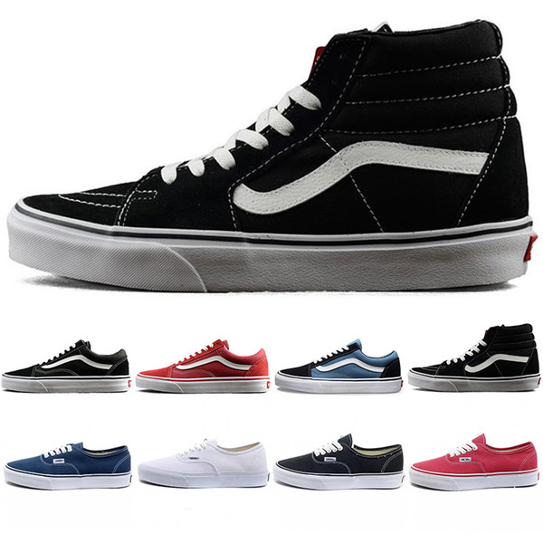 New Arrival wans Classic Old Skool Canvas Mens Skateboard Designer Sports Running Shoes for Men Sneakers Women Casual Shoe Trainers 36-44