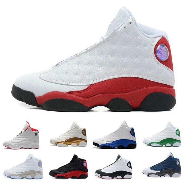 2018 Mens casual Shoes 13 Bred Black True Red History Of Flight DMP Discount Sports Shoe Women Sneakers 13s Black Cat