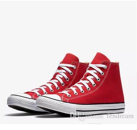 Drop Brand New 15 Colors All Size 35-46 High Top sports stars Low Top Classic Canvas Shoe Sneakers Men's Women's Casual Shoes