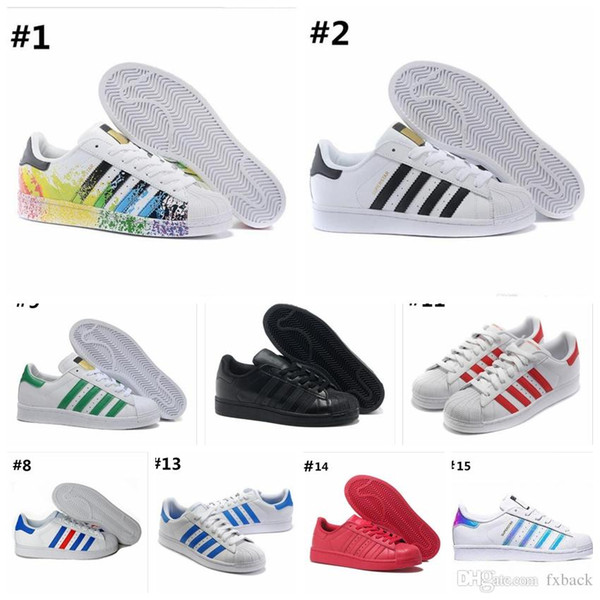 2019 hot Fashion mens Casual shoes Superstar smith stan Female Flat Shoes Women Zapatillas Deportivas Mujer Lovers Sapatos Femininos 36-45