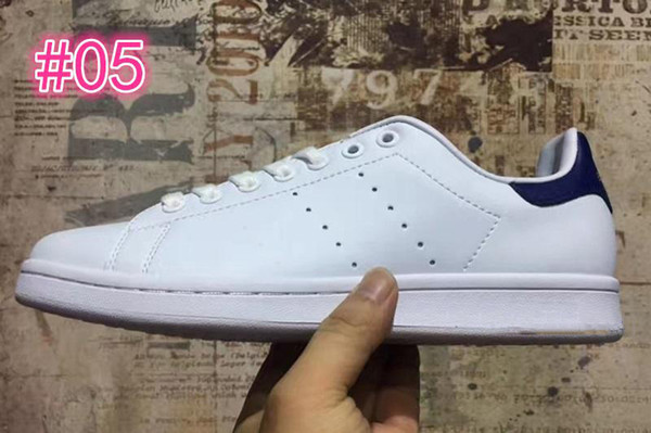 Top quality women men new stan shoes fashion smith sneakers Casual shoes leather sport classic flats 2019 Size 36-45