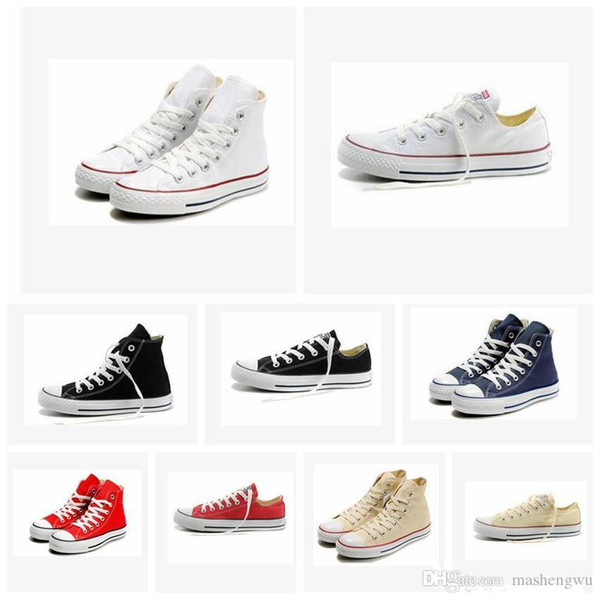 Shoes For Men Women Brand Cv Casual Low Top Classic Skateboarding Canvas Free Ship