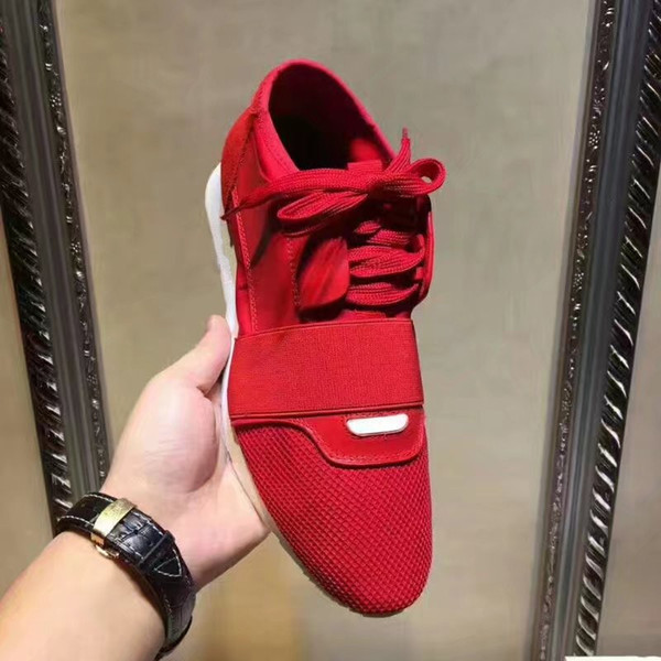 2018 New Designer Casual Couples Shoe Man Woman Classic Fashion Designer Original Box Mesh Trainer Shoes Low Cut Mesh Trainer Double Box