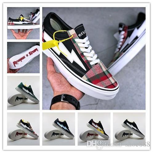 New 2018 Revenge X Storm Old Skool Canvas Men Shoes Men's Sneakers Skateboarding Casual Shoes Women Skate Shoes Womens Casual Boots