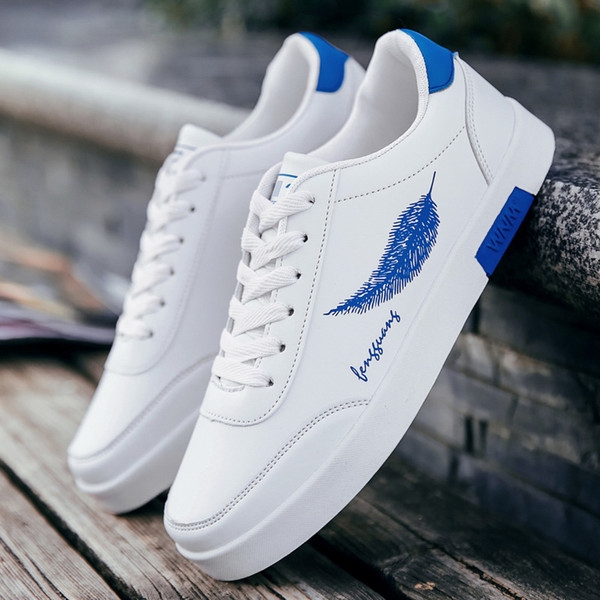 Mainly Promoting The New Style of Men's Sneakers Fashion Students Korean Version of Breathable Low-help Sports Small White Shoes