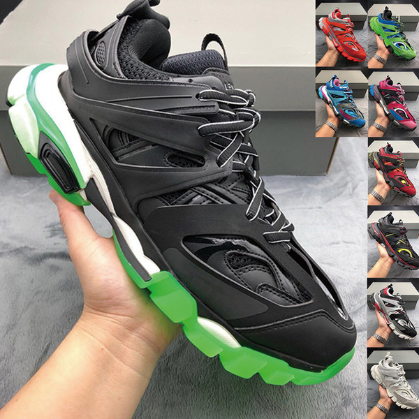 Top Quality Designer Shoes For women Men Track Release 3.0 Triple S Sneakers clear sole Mens Sneakers