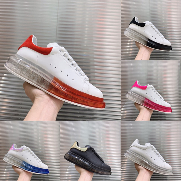 20ss designer brand Vacuum cushion casual shoes OVERSIZED SNEAKER features large flat laces rubber sole SNEAKER Suede Leather Brand Sneakers