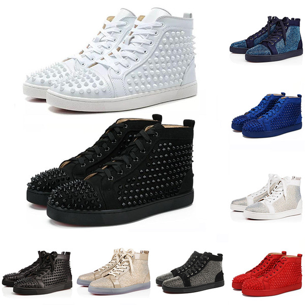 ACE Red Bottom Luxury Designer Brand Studded Spikes Flats casual shoes Shoes For Men and Women Party Lovers Genuine Leather Sneakers