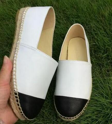 Fashion Canvas and Real Lambskin women Espadrilles Flat Shoes Summer Loafers Espadrilles Size EUR34-42 Many Colors