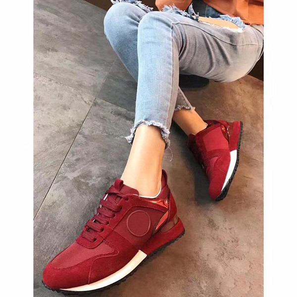 NEW Luxury leather casual shoes Women Designer men shoes genuine leather fashion Mixed color Designer Shoes