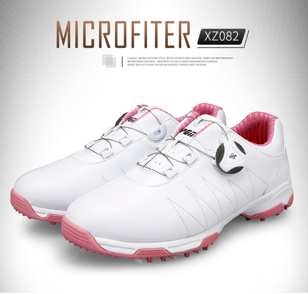 European and American style original boutique hot style domestic luxury leisure golf shoes ladies sports shoes anti-slip automatic rota