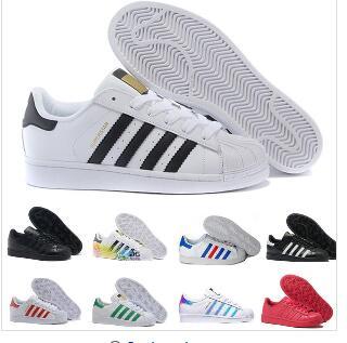 New Originals Superstars shoes Black White Gold Hologram Junior Superstars 80s Pride Sneakers Super Star Cheap Women Men Running shoes