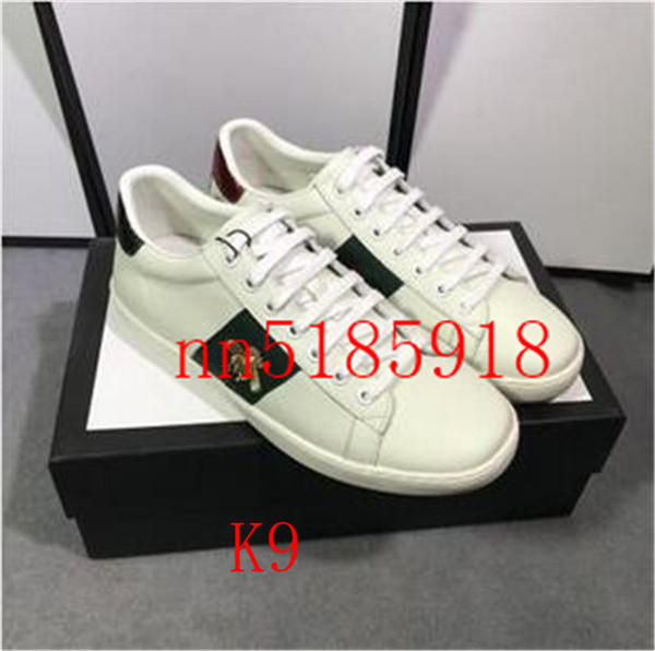 new multi-color 100% leather sneakers men and women classic python tiger pattern flower embroidery cock love sneakers factory delivery