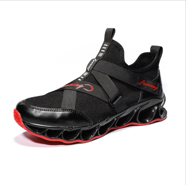 Men's shoes 2019 Spring new trend a pedal lazy shoes fashion breathable casual sports white tide shoes men