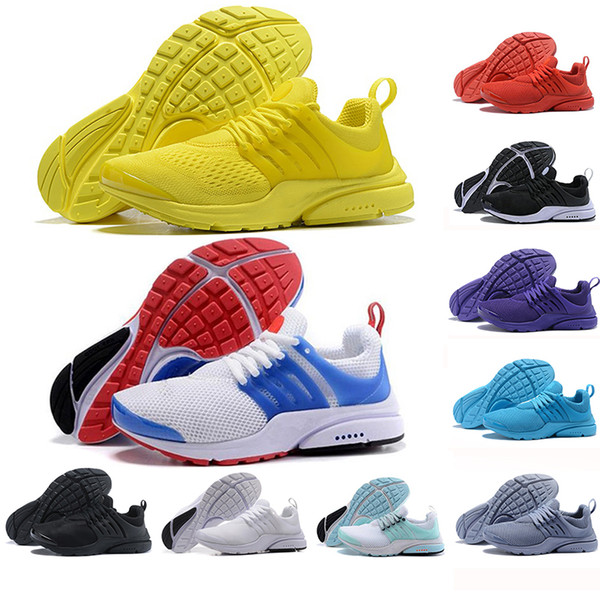 2019 New Presto Men Women Ultra BR QS Yellow Pink Prestos Black Air White Oreo Outdoor Jogging Mens Trainers Sneakers Casual Shoes 36-46