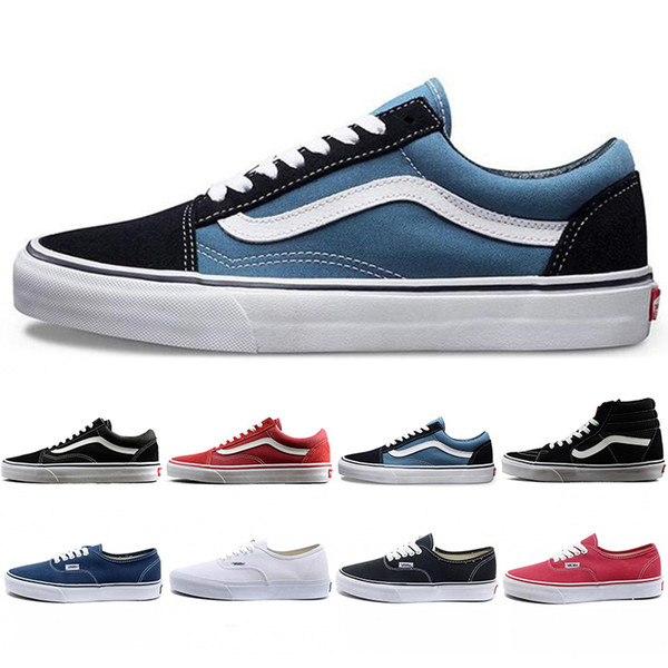 New Arrival wans Classic Old Skool Canvas Mens Skateboard Designer Sports Running Shoes for Men Sneakers Women Casual Shoe Trainers 36-44