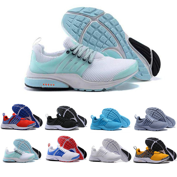 With Box Presto Men Women Ultra BR QS Yellow Pink Prestos Black Air White Oreo Outdoor Jogging Mens Trainers Sneakers Casual Shoe 36-46