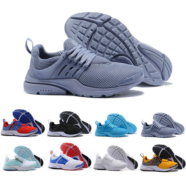 High Quality Presto Men Women Ultra BR QS Yellow Pink Prestos Black Air White Oreo Outdoor Jogging Mens Trainers Sneakers Casual Shoe 36-46