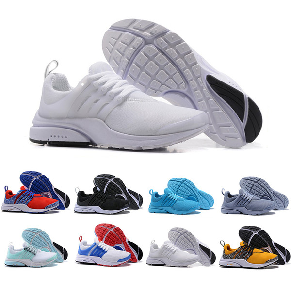 Free Shipping Presto Men Women Ultra BR QS Yellow Pink Prestos Black Air White Oreo Outdoor Jogging Mens Trainers Sneakers Casual Shoe 36-46