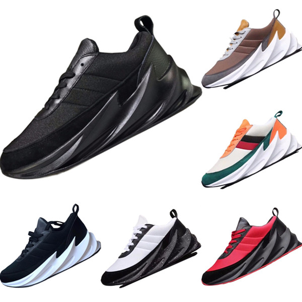 2019 Sharks Primeknit and Leather Breathable Casual Shoes Sharks EVA Built in Buffer Foam Cushioning Casual Shoes