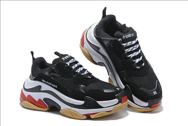 New Arrival Shoes High Quality Triple-S Designer Sneakers Men/Women Triple S Trainers Sports Shoes Size EUR 36-44