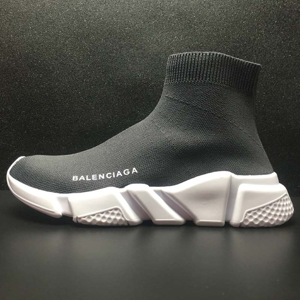 Luxury Sock Casual Shoes Speed Trainer High Quality Sneakers Speed Trainer Race Running Black Shoes men and women sports shoes 36-45