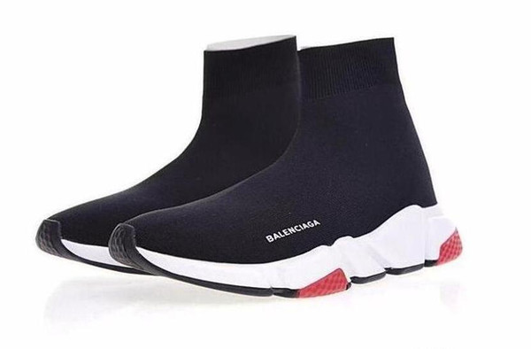 High Quality Running Sports Shoes Sock Boots Women Hip Hop Luxury Speed Trainer Sneakers Men Designer Casual Shoes 5.5-11