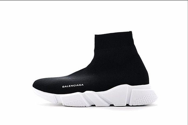 Hot High Quality Classic Unisex Casual Running Shoes Fashion Sock Boots Woman Slip-on Elastic Cloth Speed Trainer Man Shoes Outdoors