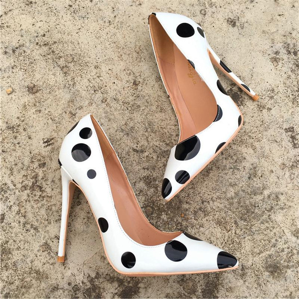 Real photo Fashion Women Pumps sexy lady white Black patent leather pearls Fold flats shoes boots pumps brand new 12cm 10cm 8cm big size