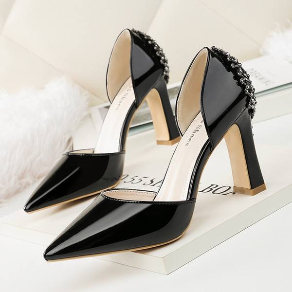 Sexy Clubwear High Heels Lady Dress Shoes Women Heels Pumps Festival Party Wedding Shoes Heels Business Chunky Formal Pumps GWS489