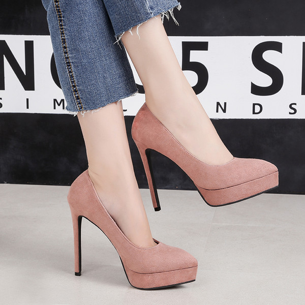 Slip-on Lady Dress Shoes Clubwear Women Pumps Heels Festival Party Wedding Shoes High Heels Formal Pumps Business Stiletto Heels GWS559